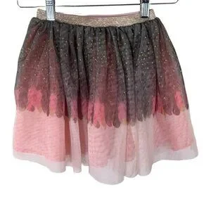 H&M Bottoms H And M Skirt Girls Kids Tutu Pink Gold Black